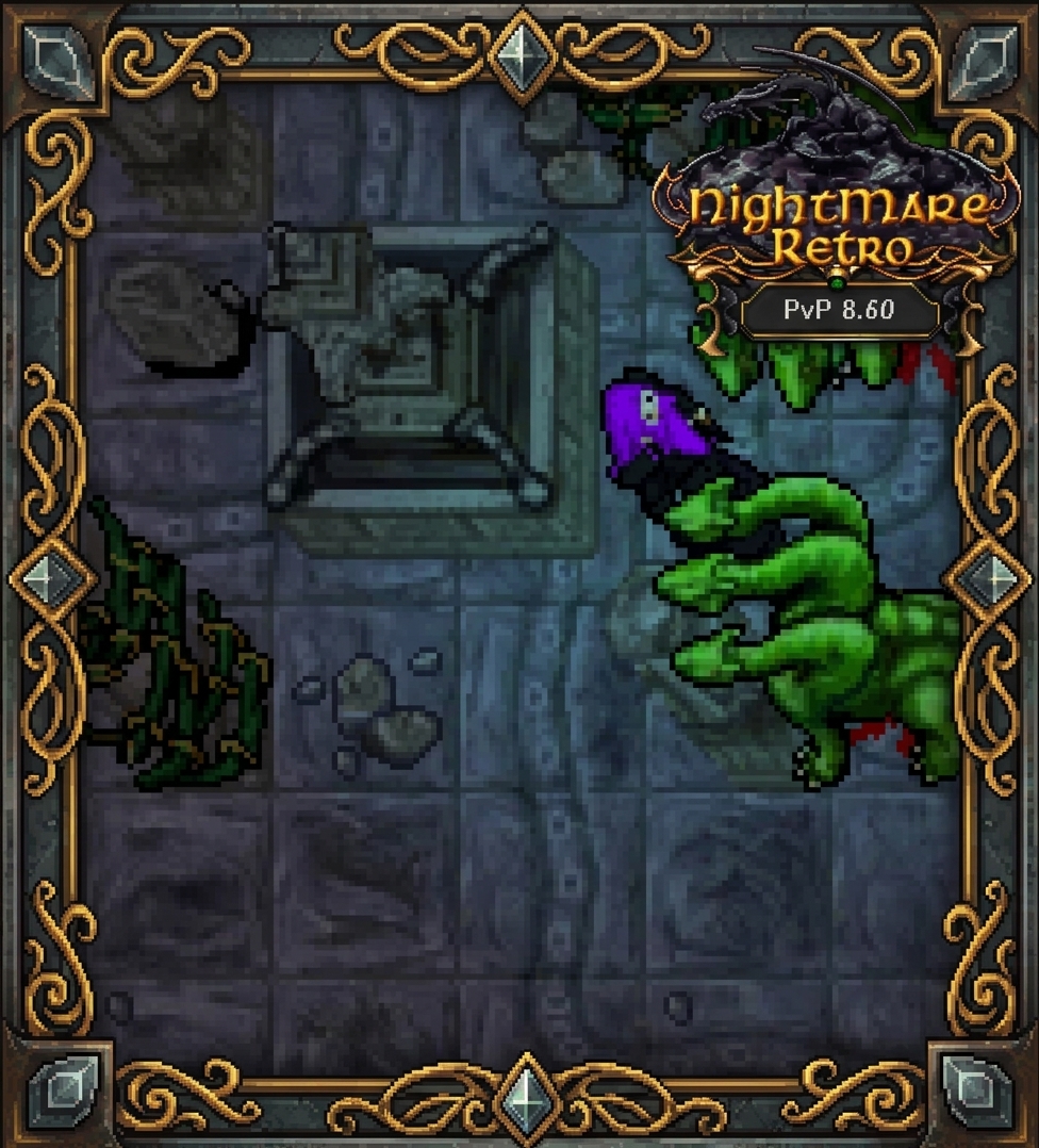 Hunt de Medusa no Nightmare Retro